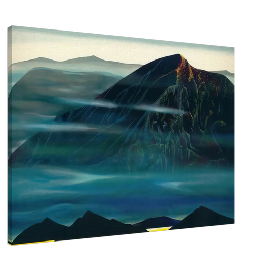 Eyvind Earle - Santa Fe Trail new Serigrap Canvas - 20x30 cm / 8x12 inches-canvas