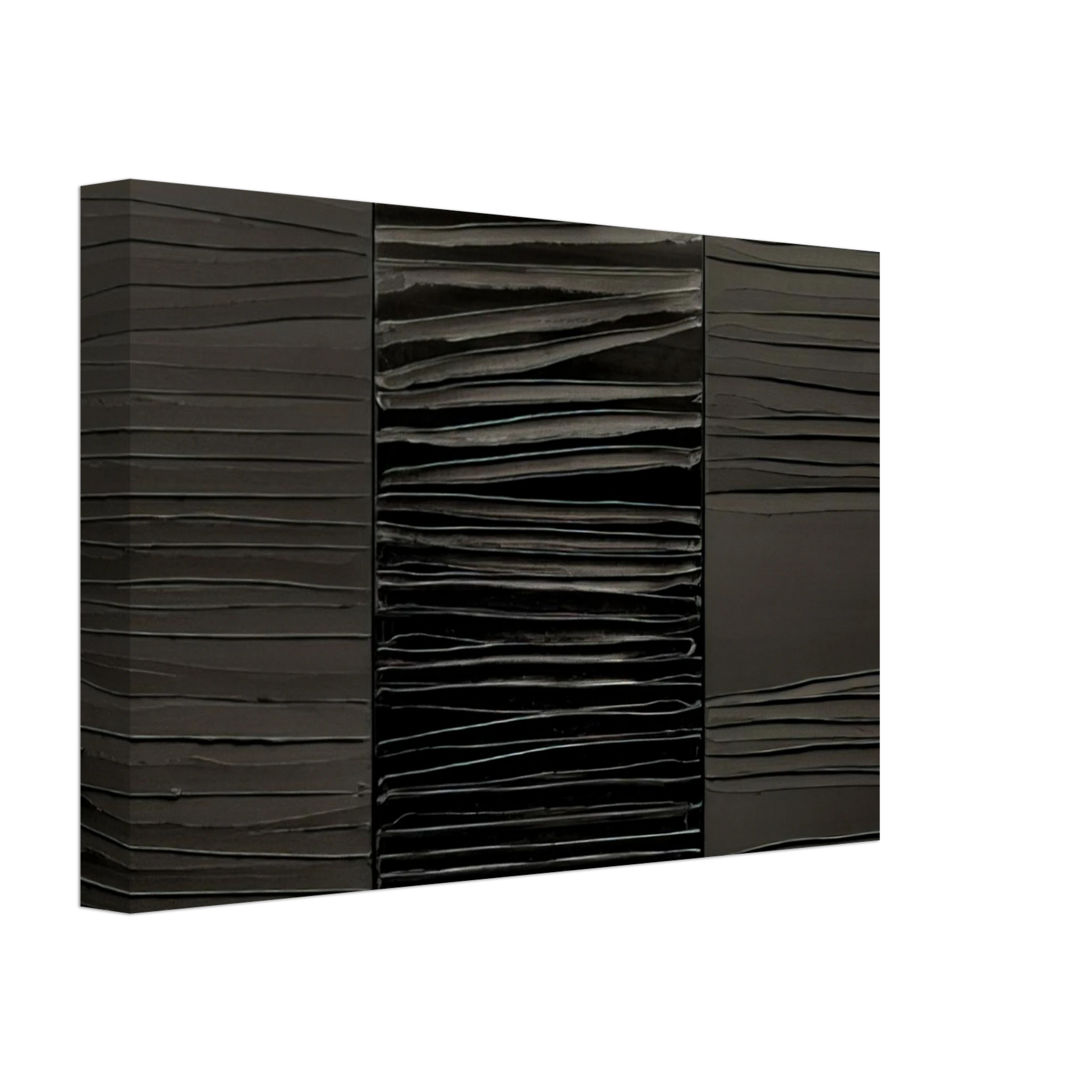 Pierre Soulages - Peinture 227 x 306 cm, 2 Mars 2009 - 2009 Canvas - 40x60 cm / 16x24 inches-canvas