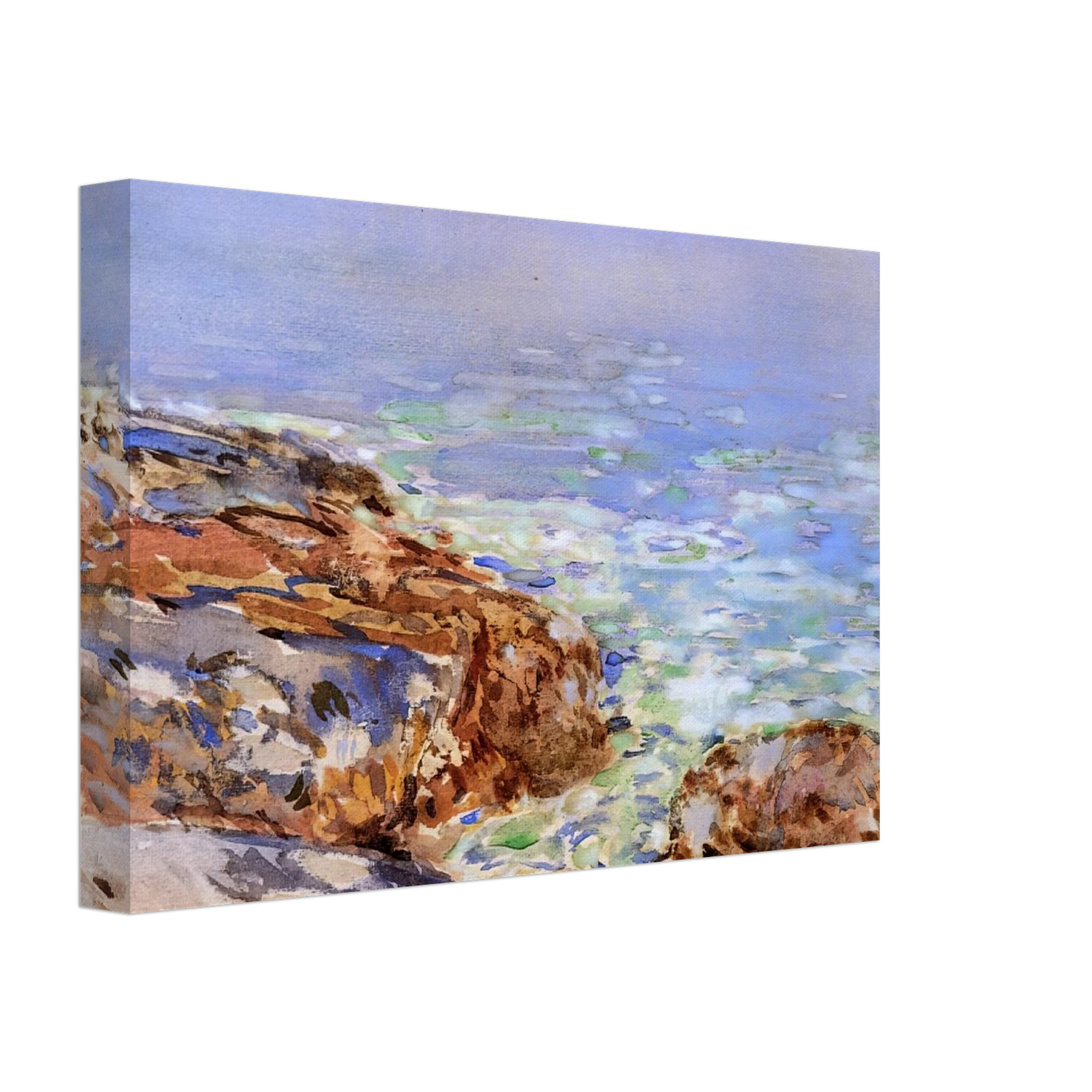 Childe Hassam - Seascape, Isles of Shoals Canvas - 40x60 cm / 16x24 inches-canvas