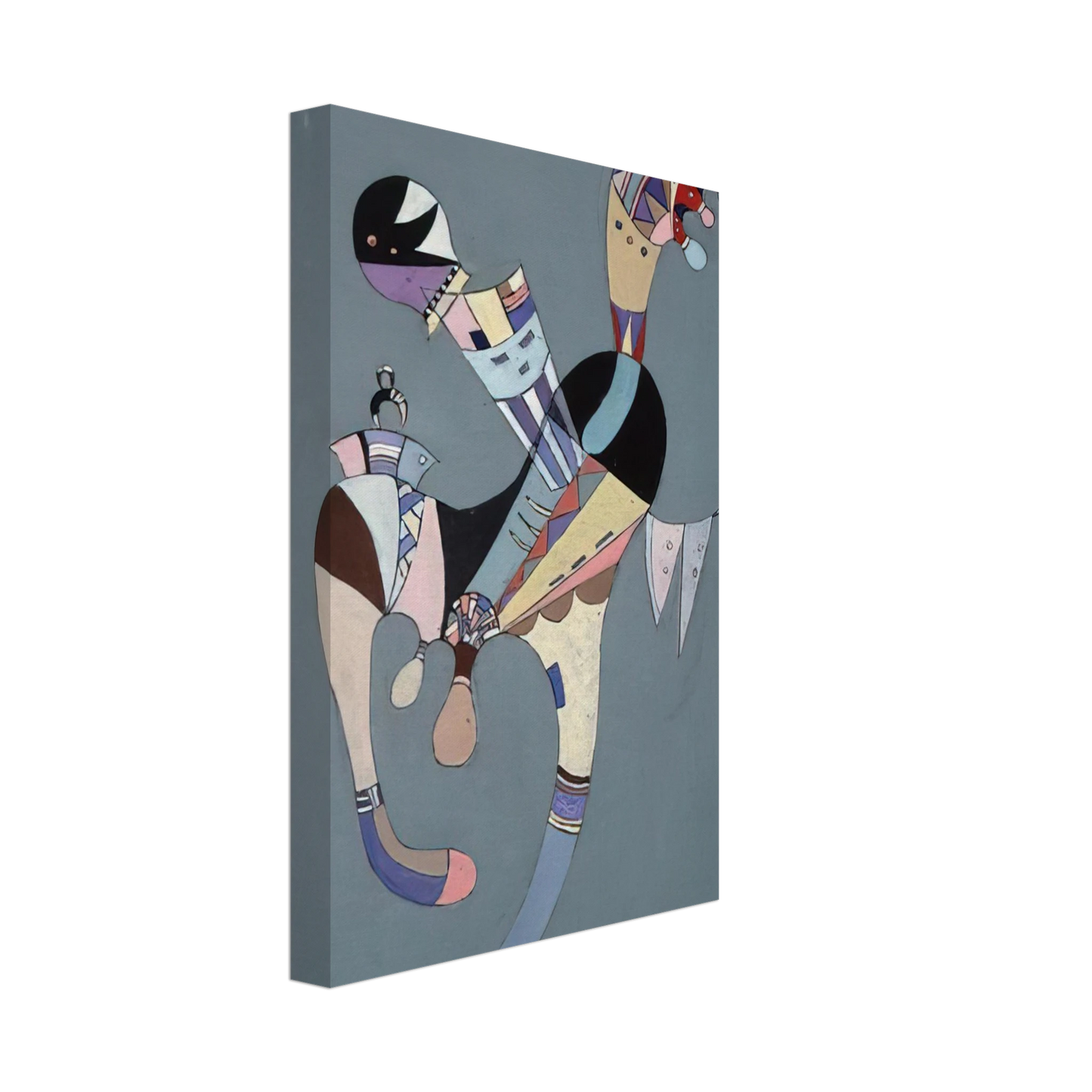 Wassily Kandinsky - A FLOATING FIGURE 1942 Canvas - 70x100 cm / 28x40 inches-canvas