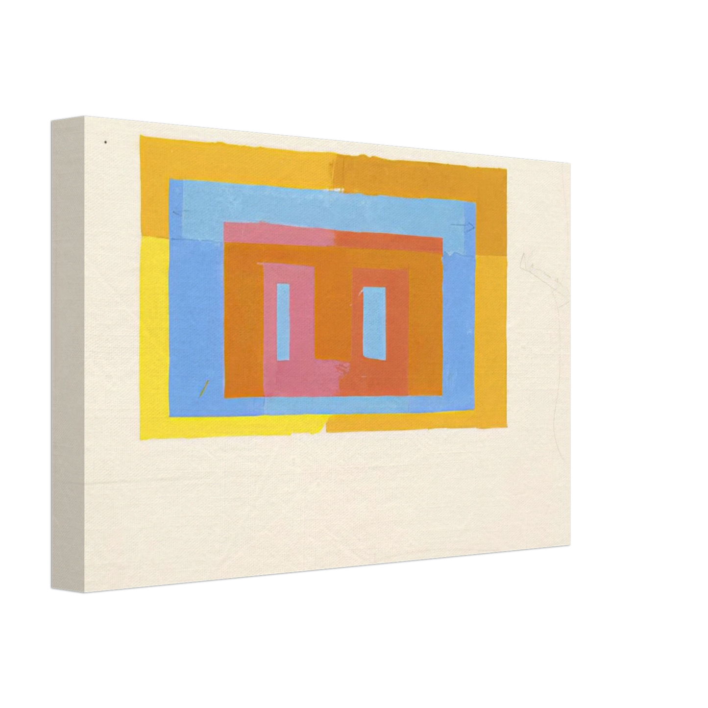 Josef Albers - VARIANT ADOBE Canvas - 40x60 cm / 16x24 inches-canvas