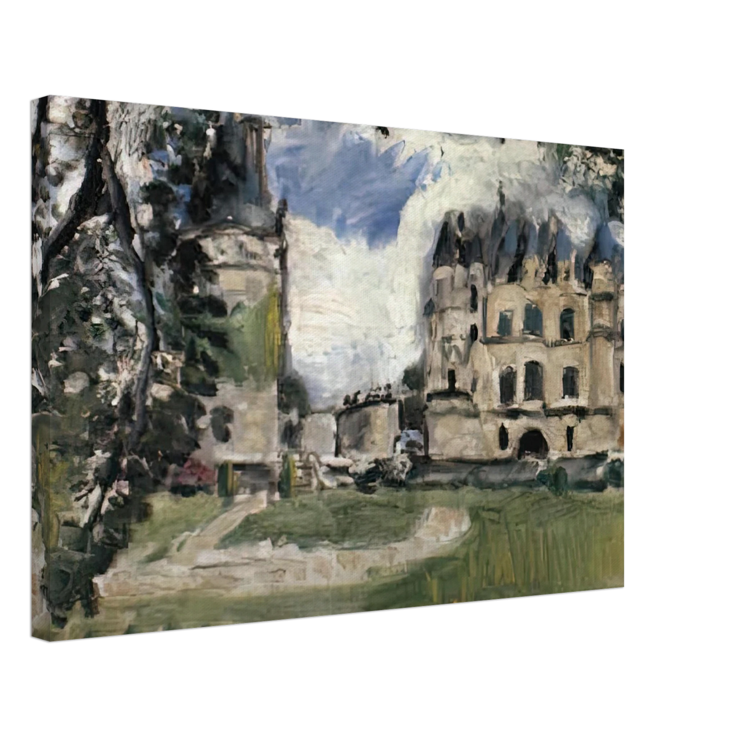 Henri Matisse - CHATEAU DE CHENONCEAUX 1917 Canvas - 70x100 cm / 28x40 inches-canvas