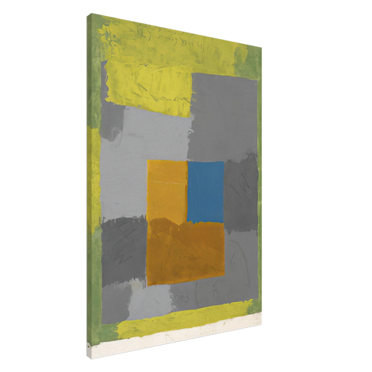Josef Albers - STUDY FOR HOMAGE TO THE SQUARE 2 Canvas - 20x30 cm / 8x12 inches-canvas