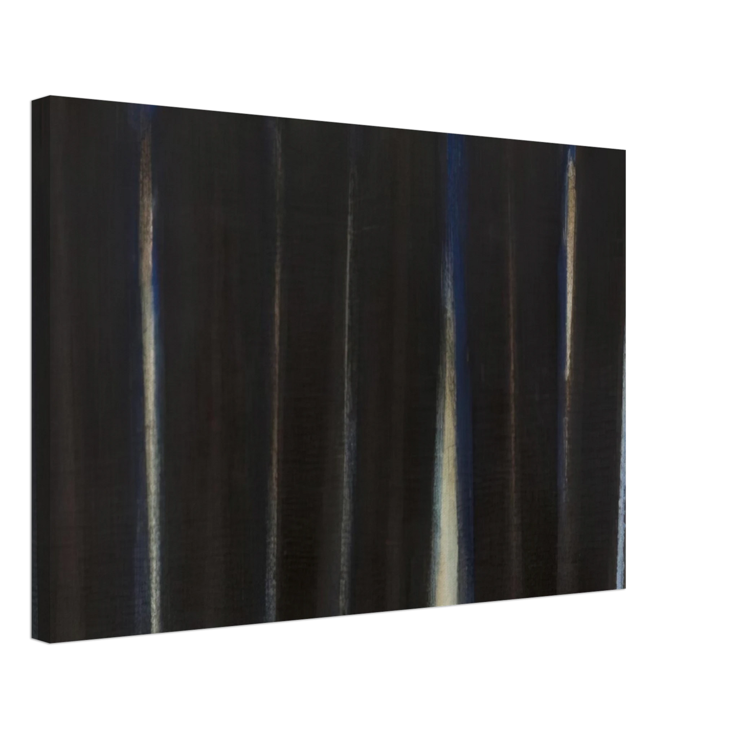 Yun Hyong-keun - Burnt Umber and Ultramarine - 1973 Canvas - 70x100 cm / 28x40 inches-canvas