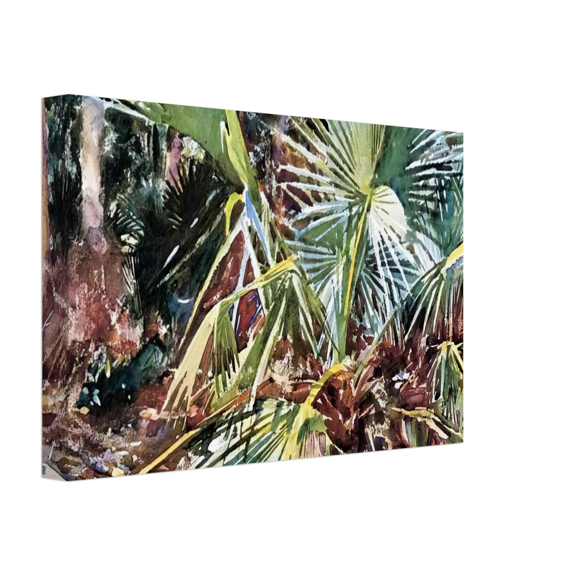 John Singer Sargent - Palmettos, Florida Canvas - 40x60 cm / 16x24 inches-canvas