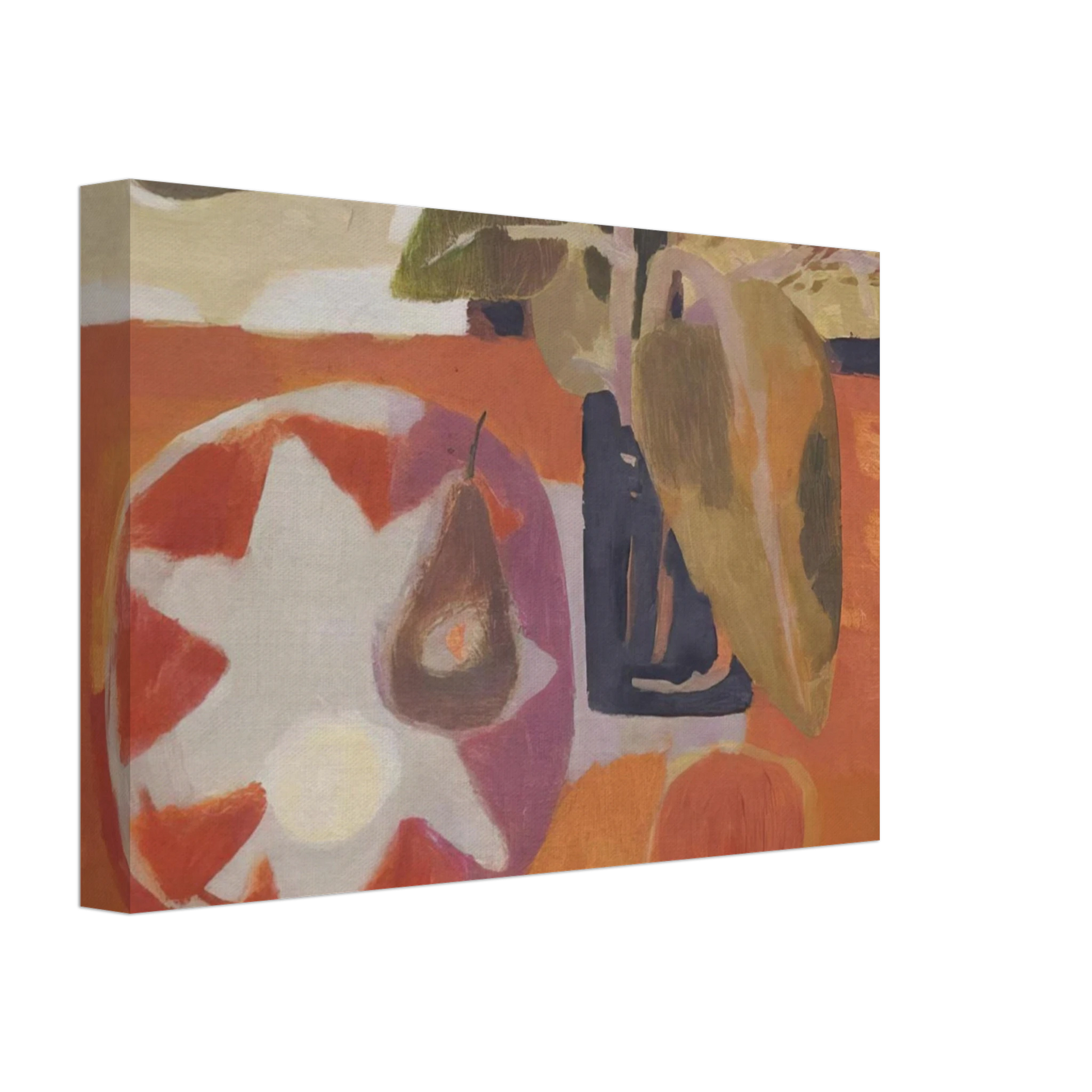 Mary Fedden - Leaves - 1963 Canvas - 40x60 cm / 16x24 inches-canvas