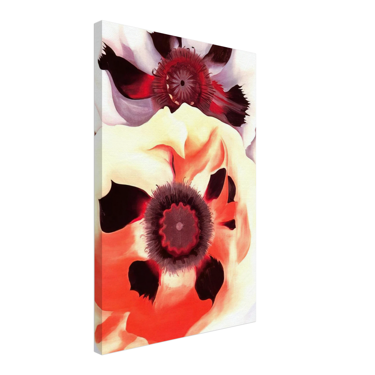 Georgia O'Keeffe - Poppies Canvas - 70x100 cm / 28x40 inches-canvas