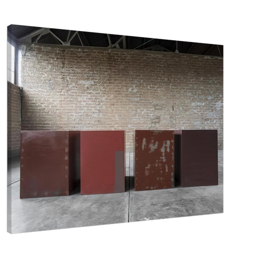 Donald Judd - Untitled Repair Tests - 1966 Canvas - 20x30 cm / 8x12 inches-canvas