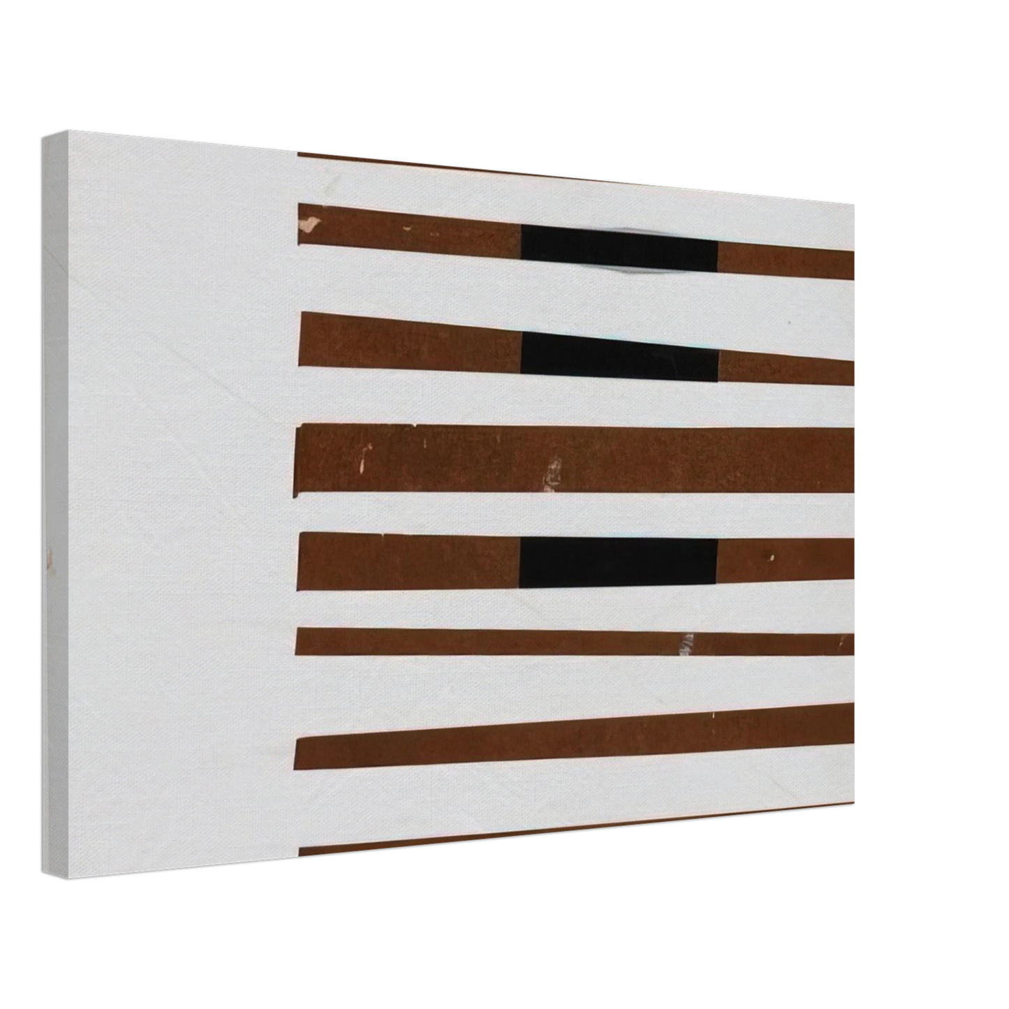 Ellsworth Kelly - Black, Brown, White Canvas - 70x100 cm / 28x40 inches-canvas