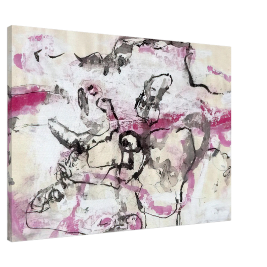 Emil Schumacher - EL-IX - 1966 Canvas - 20x30 cm / 8x12 inches-canvas