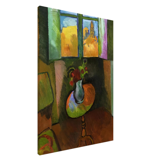 Raoul Dufy - PEDISTAL TABLE RUE SEGUIER 1909 Canvas - 20x30 cm / 8x12 inches-canvas