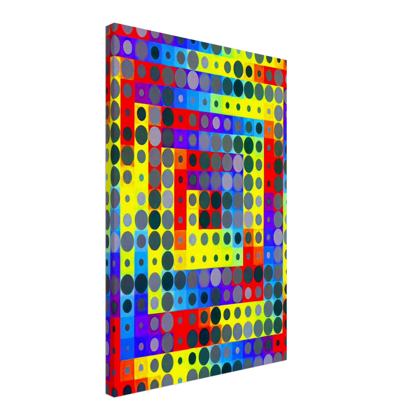 Victor Vasarely - Orion Gris - 1969 Canvas - 40x60 cm / 16x24 inches-canvas