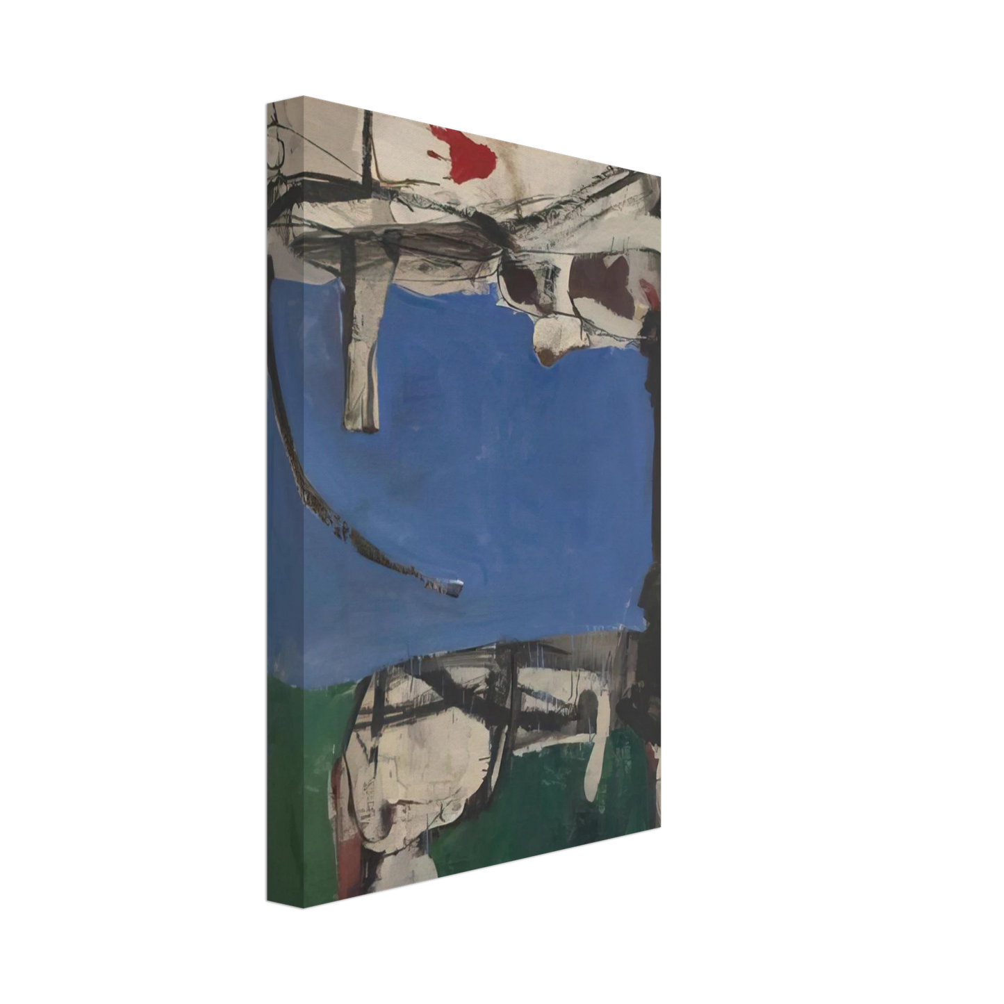 Richard Diebenkorn - Urbana #2 The Archer Canvas - 40x60 cm / 16x24 inches-canvas