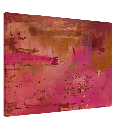 Helen Frankenthaler - Dream Walk Red, 1978- Canvas - 20x30 cm / 8x12 inches-canvas