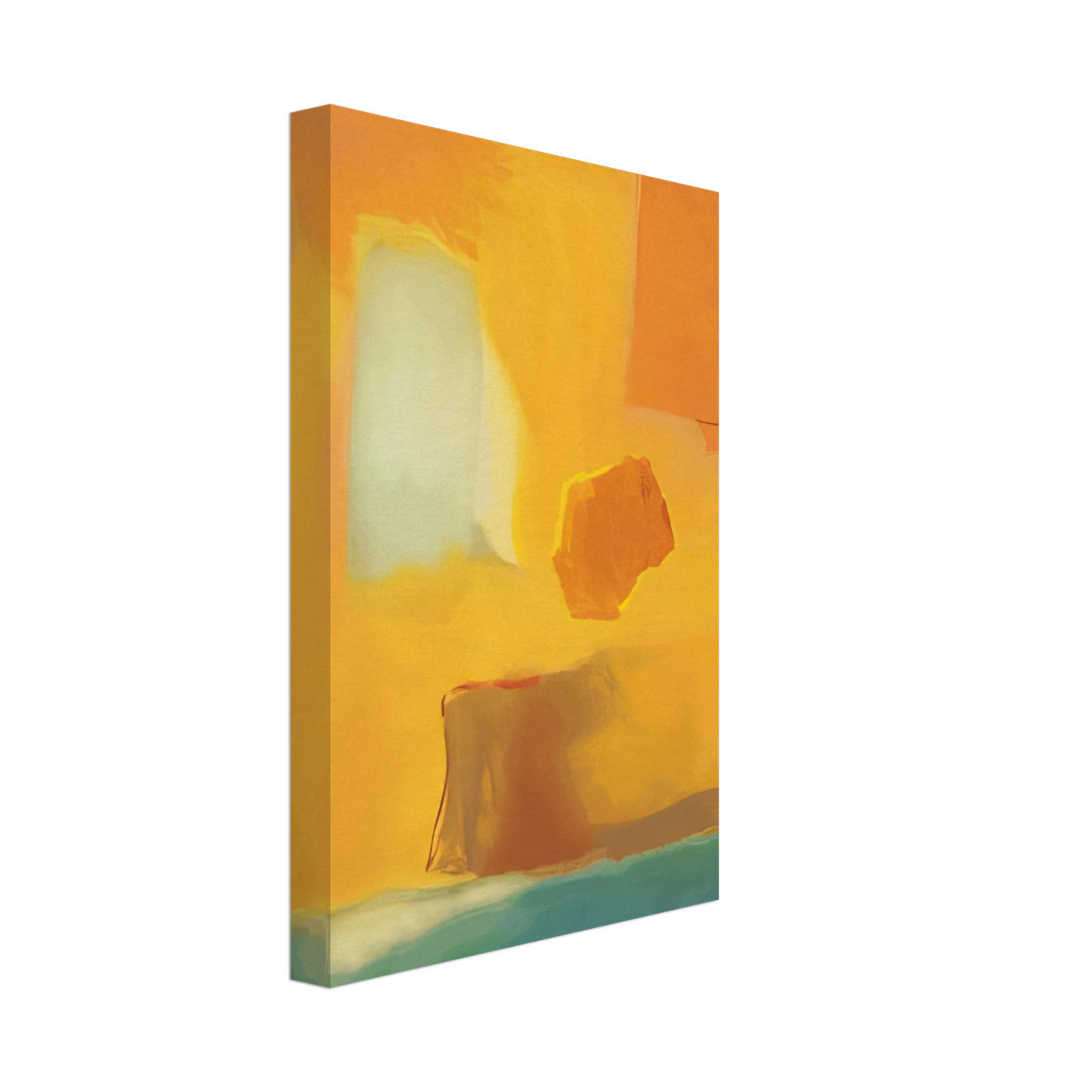 Esteban Vicente - UNTITLED 1985 Canvas - 40x60 cm / 16x24 inches-canvas