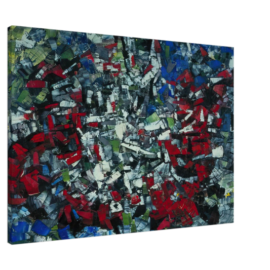 Jean-Paul Riopelle - The Wheel II Canvas - 20x30 cm / 8x12 inches-canvas