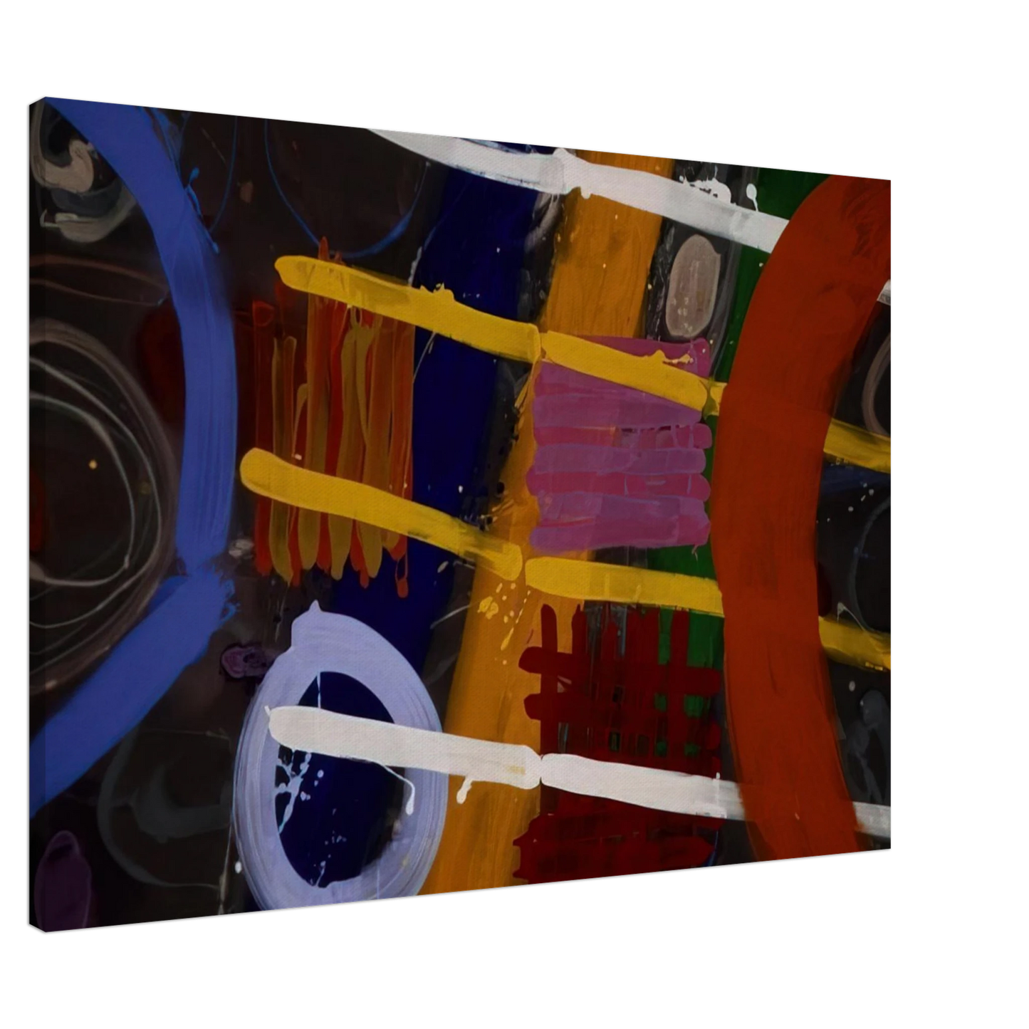 Albert Irvin - Buchanan - 1987 Canvas - 20x30 cm / 8x12 inches-canvas