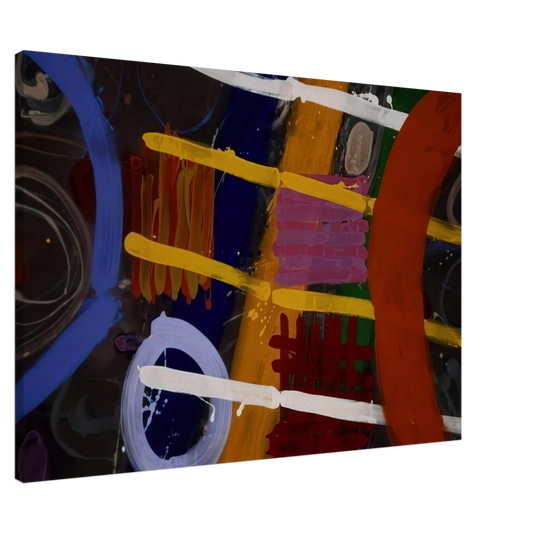 Albert Irvin - Buchanan - 1987 Canvas - 20x30 cm / 8x12 inches-canvas