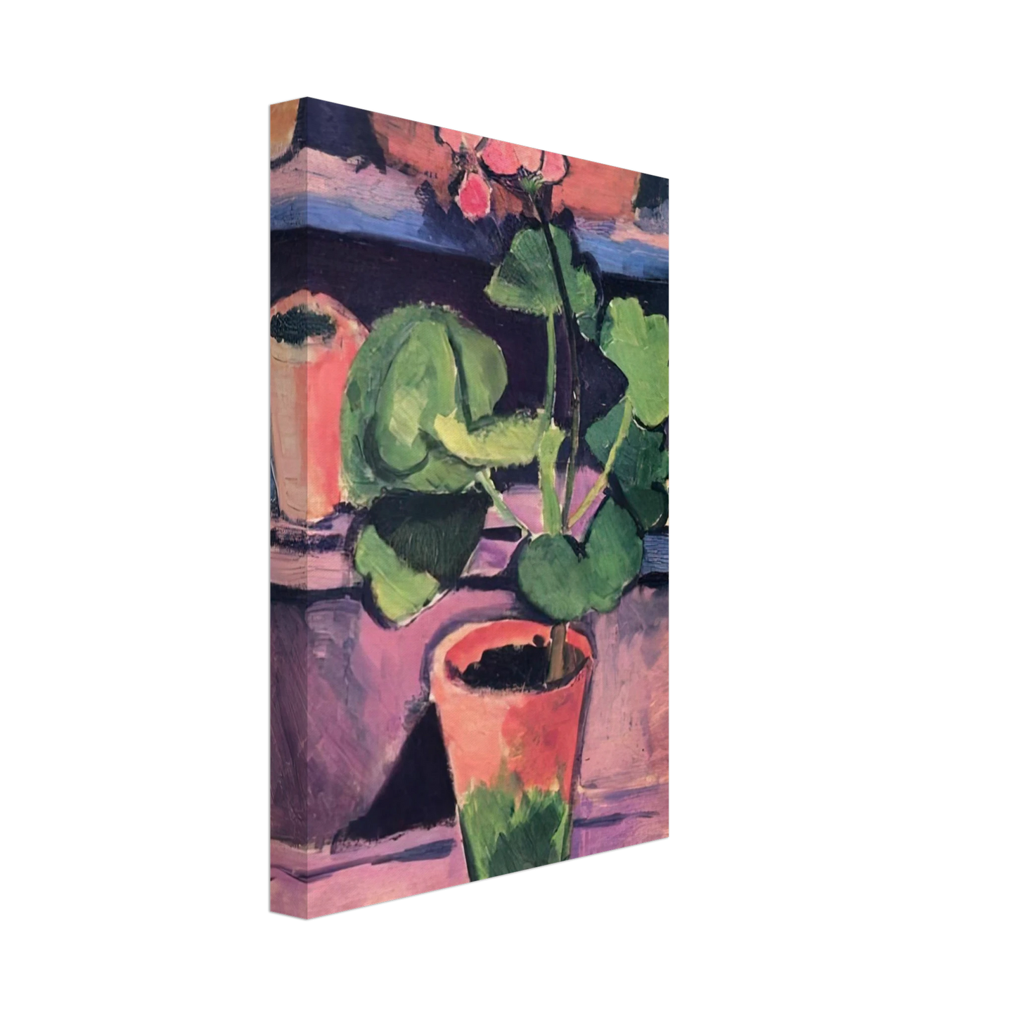 Henri Matisse - POT OF GERANIUMS 1912 Canvas - 70x100 cm / 28x40 inches-canvas