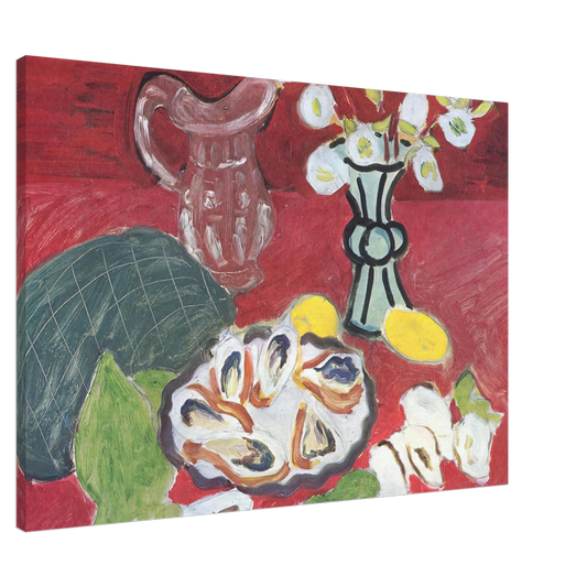 Henri Matisse - STILL LIFE WITH SHELLFISH 1940 Canvas - 20x30 cm / 8x12 inches-canvas