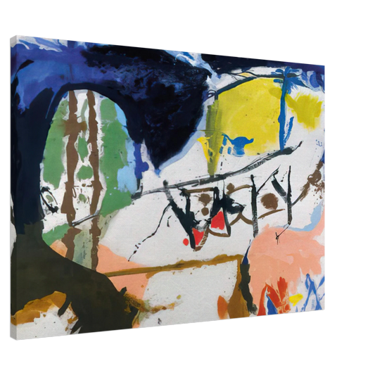 Helen Frankenthaler - Acres - 1959 Canvas - 20x30 cm / 8x12 inches-canvas