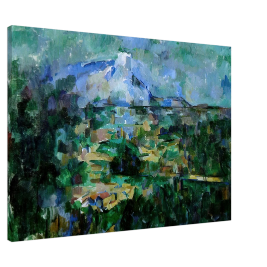 Paul Cezanne - Montagne Sainte-Victoire from Lauves Canvas - 20x30 cm / 8x12 inches-canvas