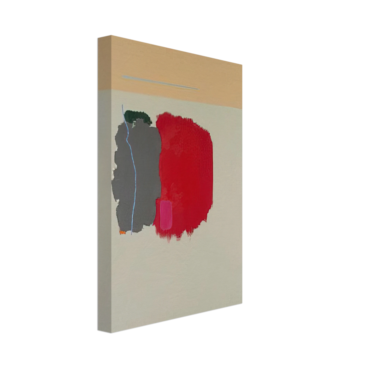 John Ferren - Red Spot - 1954 Canvas - 70x100 cm / 28x40 inches-canvas