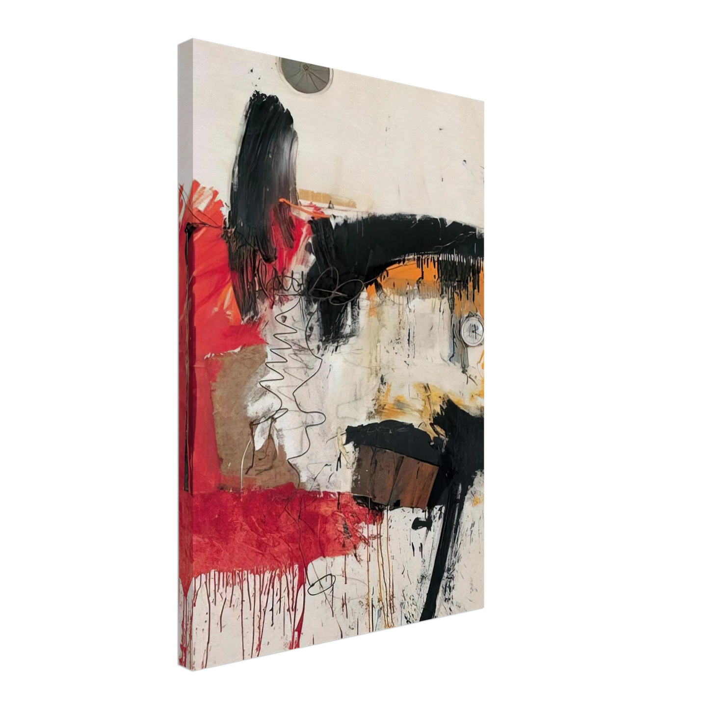 Robert Rauschenberg - FIRST TIME PAINTING 1961 Canvas - 70x100 cm / 28x40 inches-canvas