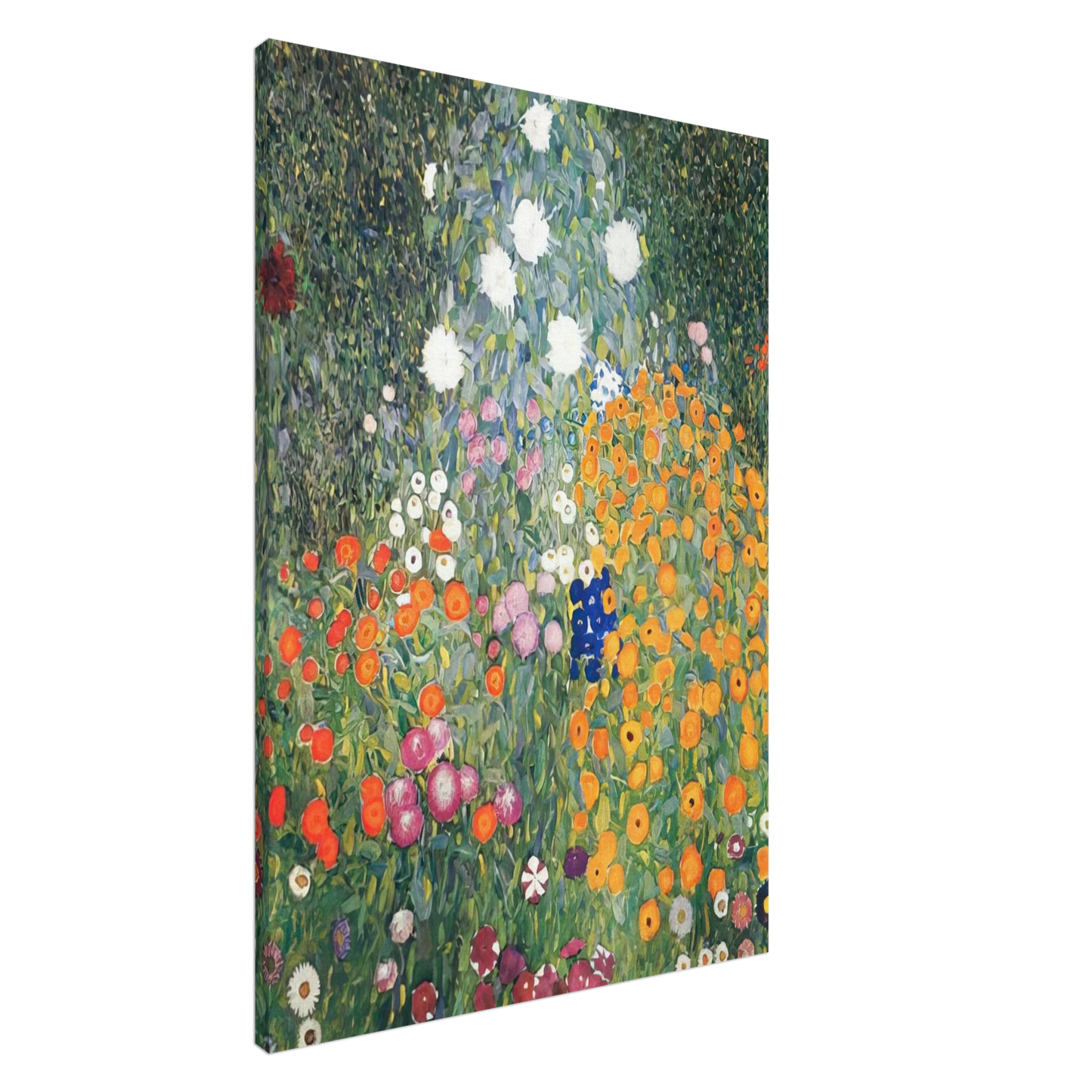 Gustav Klimt - FLOWER GARDEN 1907 Canvas - 20x30 cm / 8x12 inches-canvas
