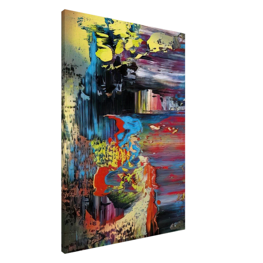 Gerhard Richter - ABSTRACT PICTURE 1 Canvas - 20x30 cm / 8x12 inches-canvas
