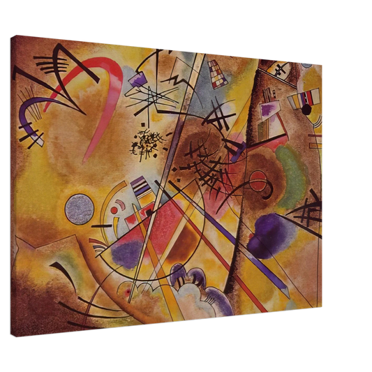 Wassily Kandinsky - SMALL DREAM IN RED 1925 Canvas - Default Title-canvas