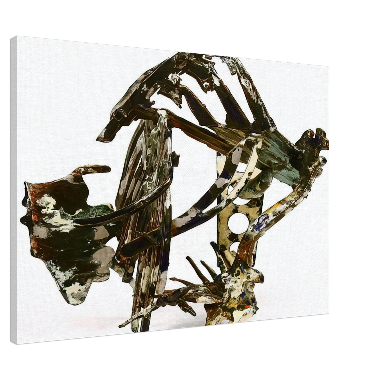 Nancy Graves - Wax Works IX - 1987 Canvas - 20x30 cm / 8x12 inches-canvas