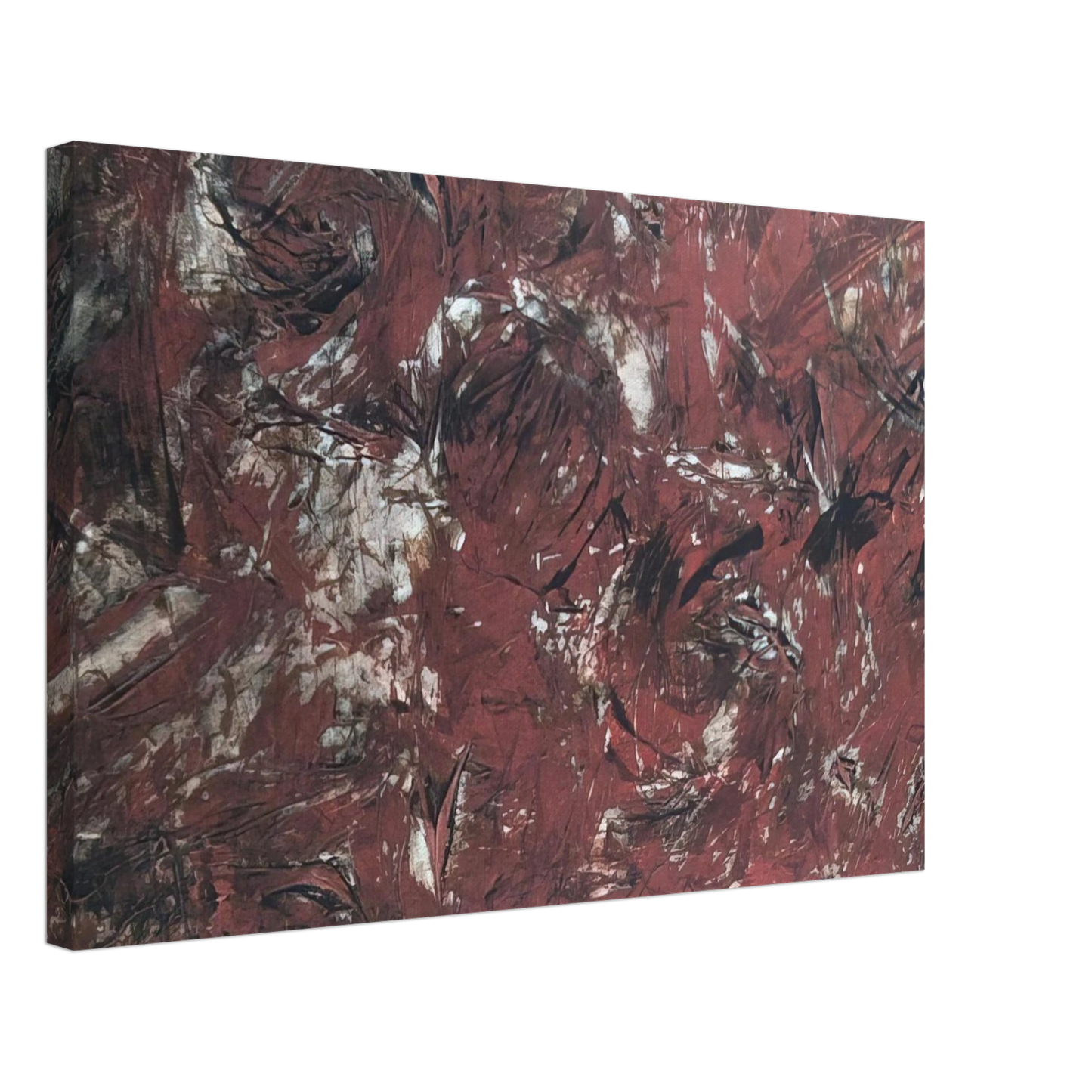 Milton Resnick - UNTITLED 1982 Canvas - 40x60 cm / 16x24 inches-canvas