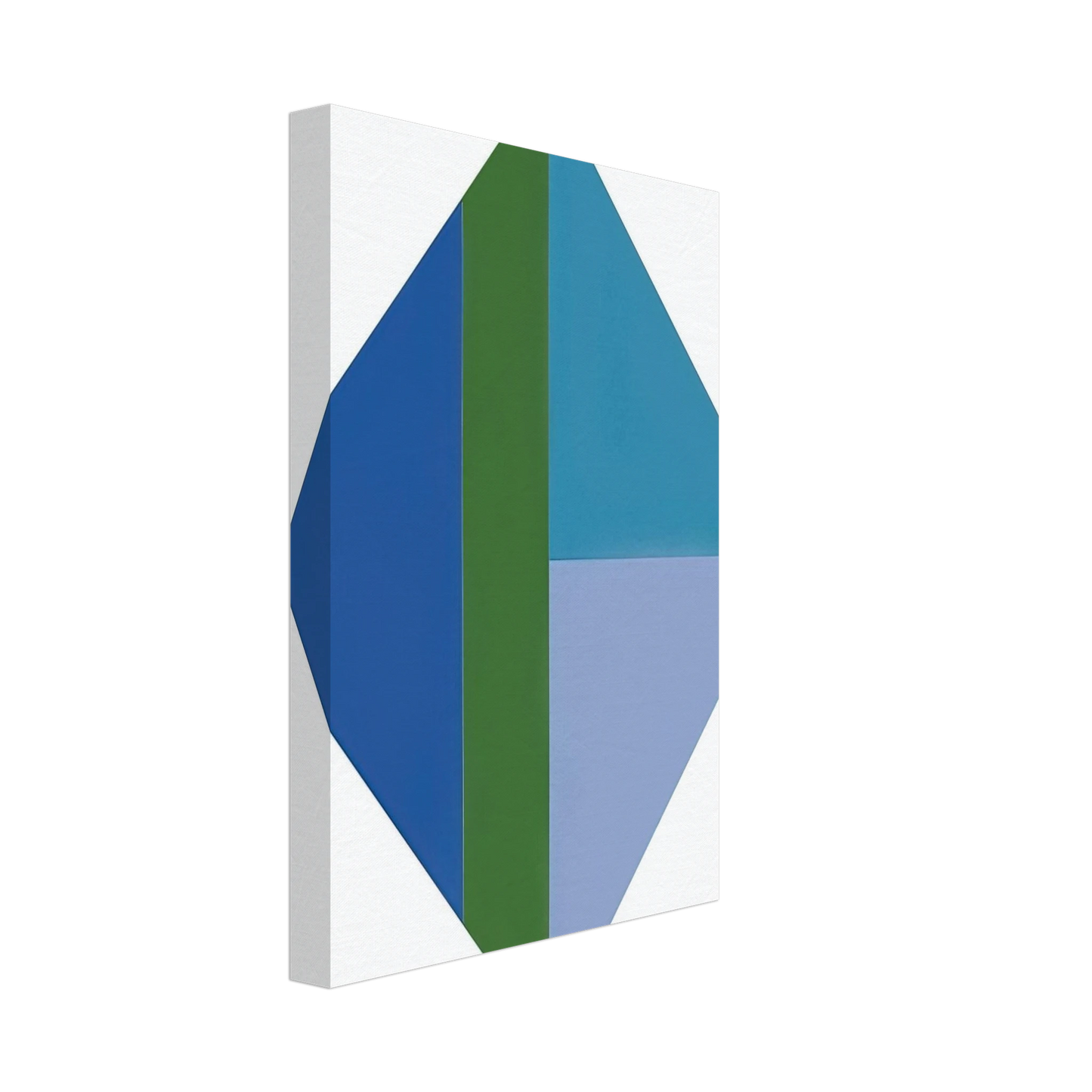 Max Bill - Four Identical Large Parts III - 1959 Canvas - 40x60 cm / 16x24 inches-canvas