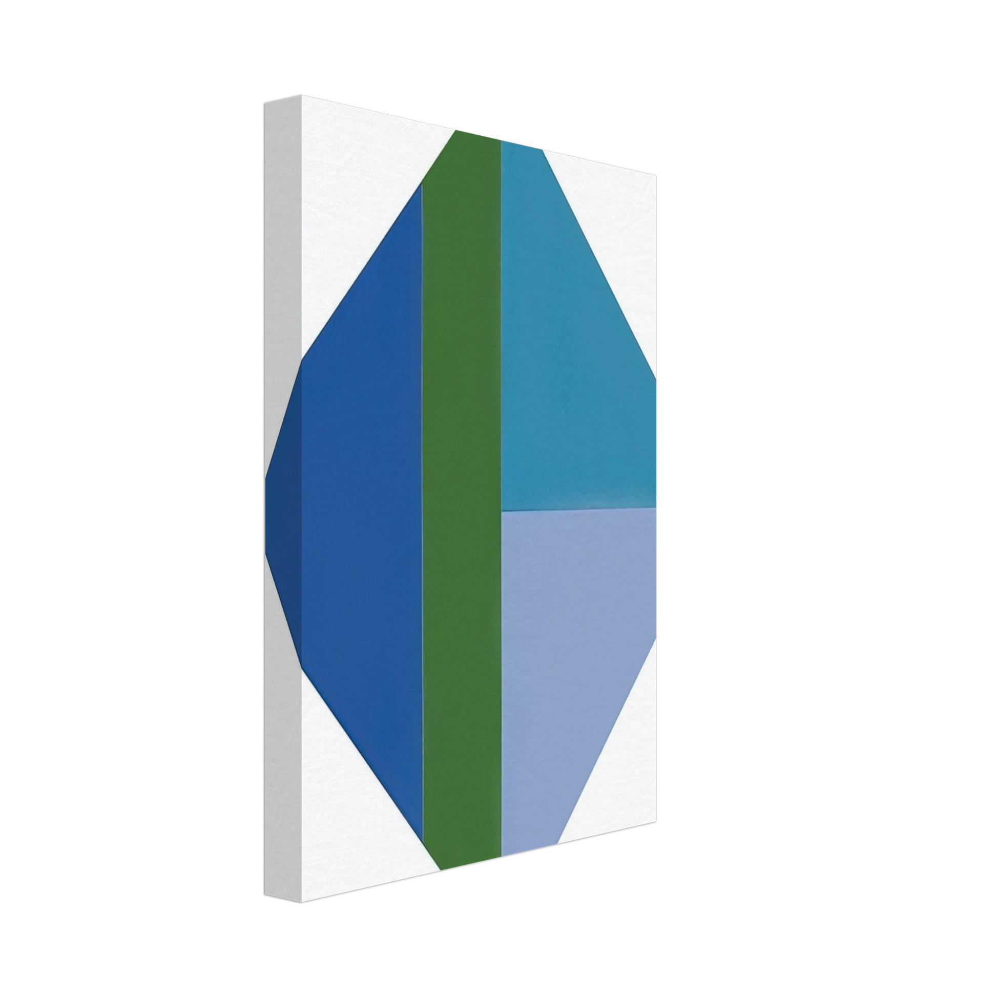 Max Bill - Four Identical Large Parts III - 1959 Canvas - 40x60 cm / 16x24 inches-canvas