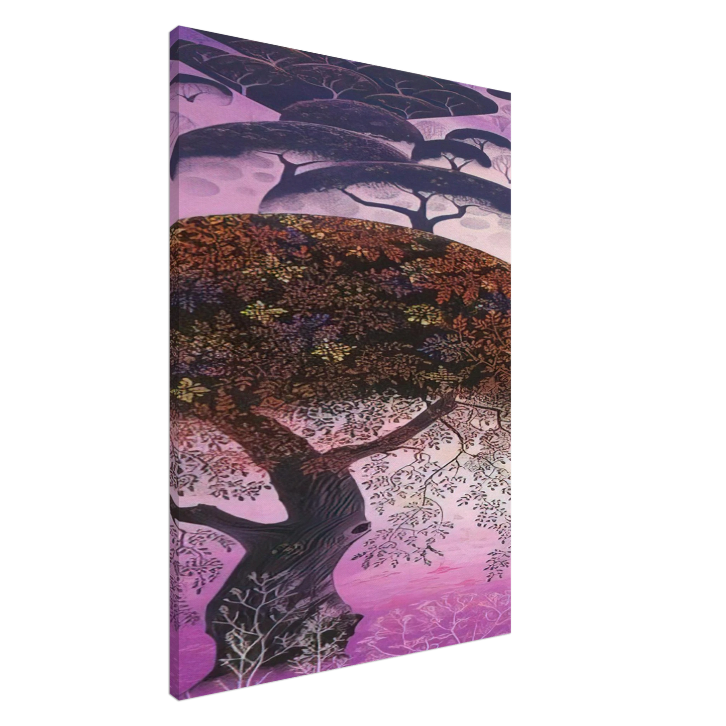 Eyvind Earle - California Tapestry Canvas - 20x30 cm / 8x12 inches-canvas