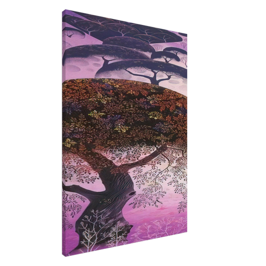 Eyvind Earle - California Tapestry Canvas - 20x30 cm / 8x12 inches-canvas