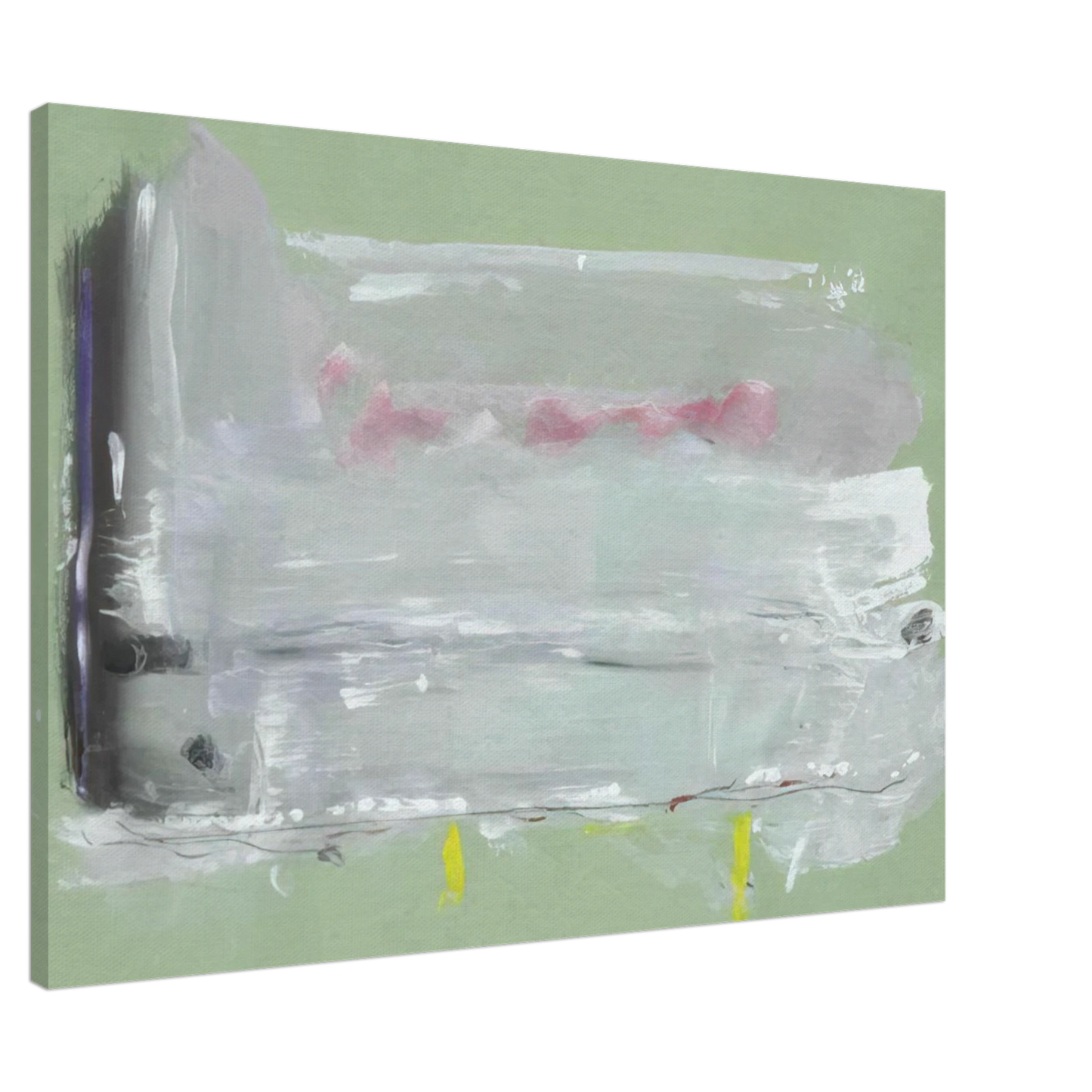 Helen Frankenthaler - Untitled - 1984 Canvas - 20x30 cm / 8x12 inches-canvas