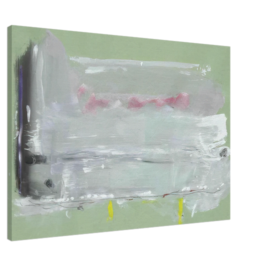 Helen Frankenthaler - Untitled - 1984 Canvas - 20x30 cm / 8x12 inches-canvas