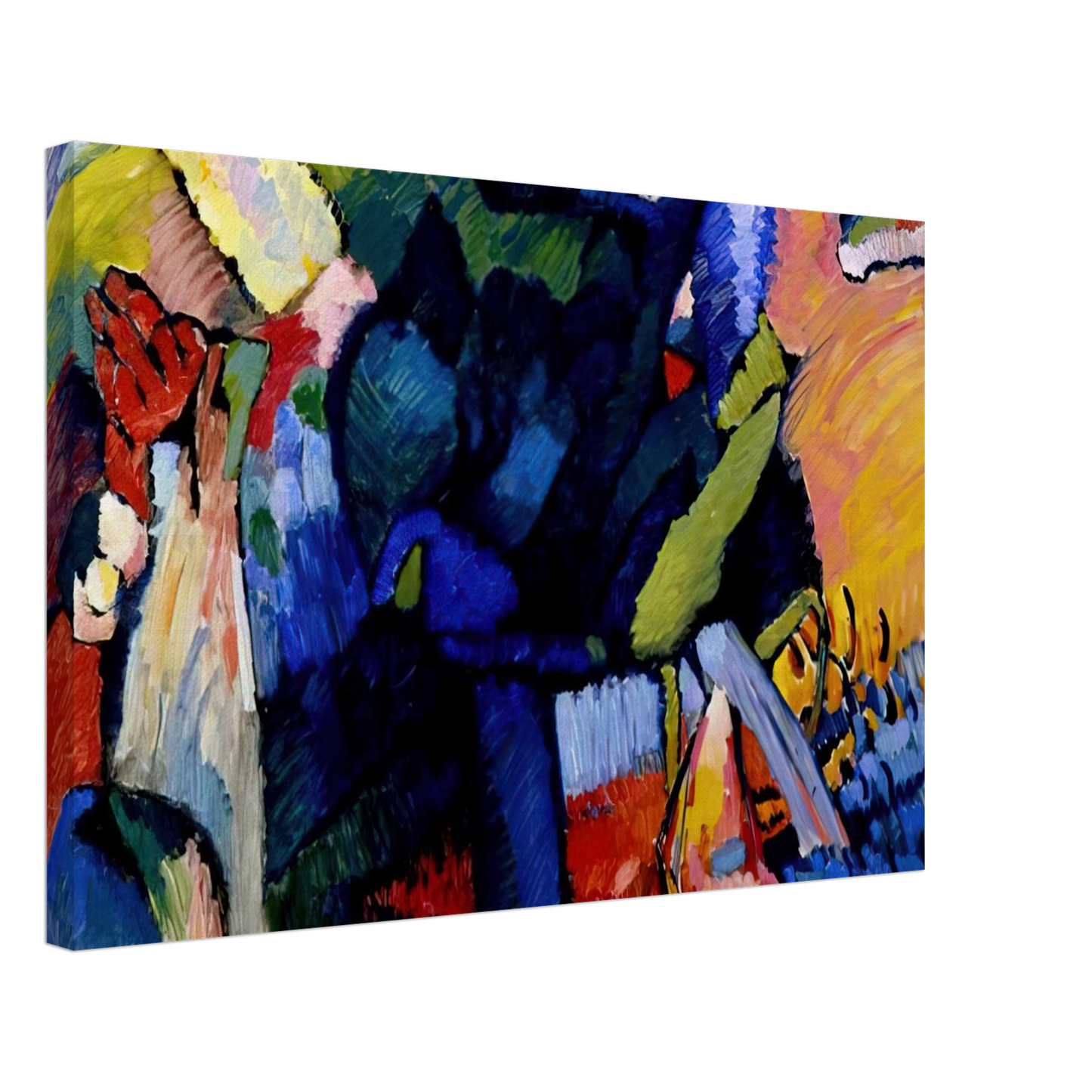 Wassily Kandinsky - IMPROVISATION 4 1909 Canvas - 40x60 cm / 16x24 inches-canvas