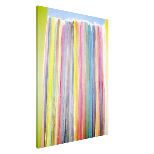 Ronnie Landfield - Oriole Sky - 1972 Canvas - 20x30 cm / 8x12 inches-canvas