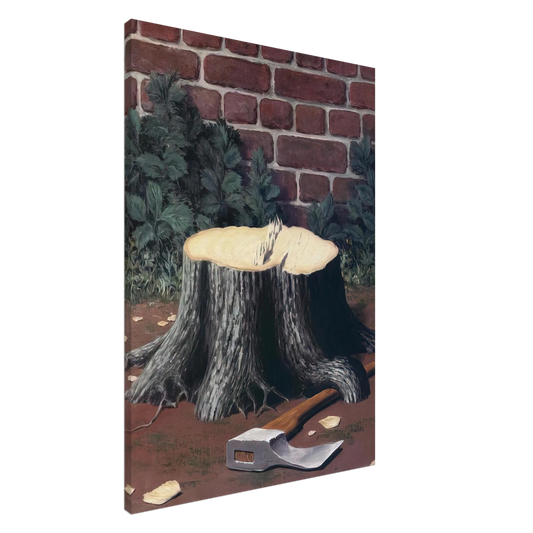 Rene Magritte - THE LABOURS OF ALEXANDER 1950 Canvas - 20x30 cm / 8x12 inches-canvas