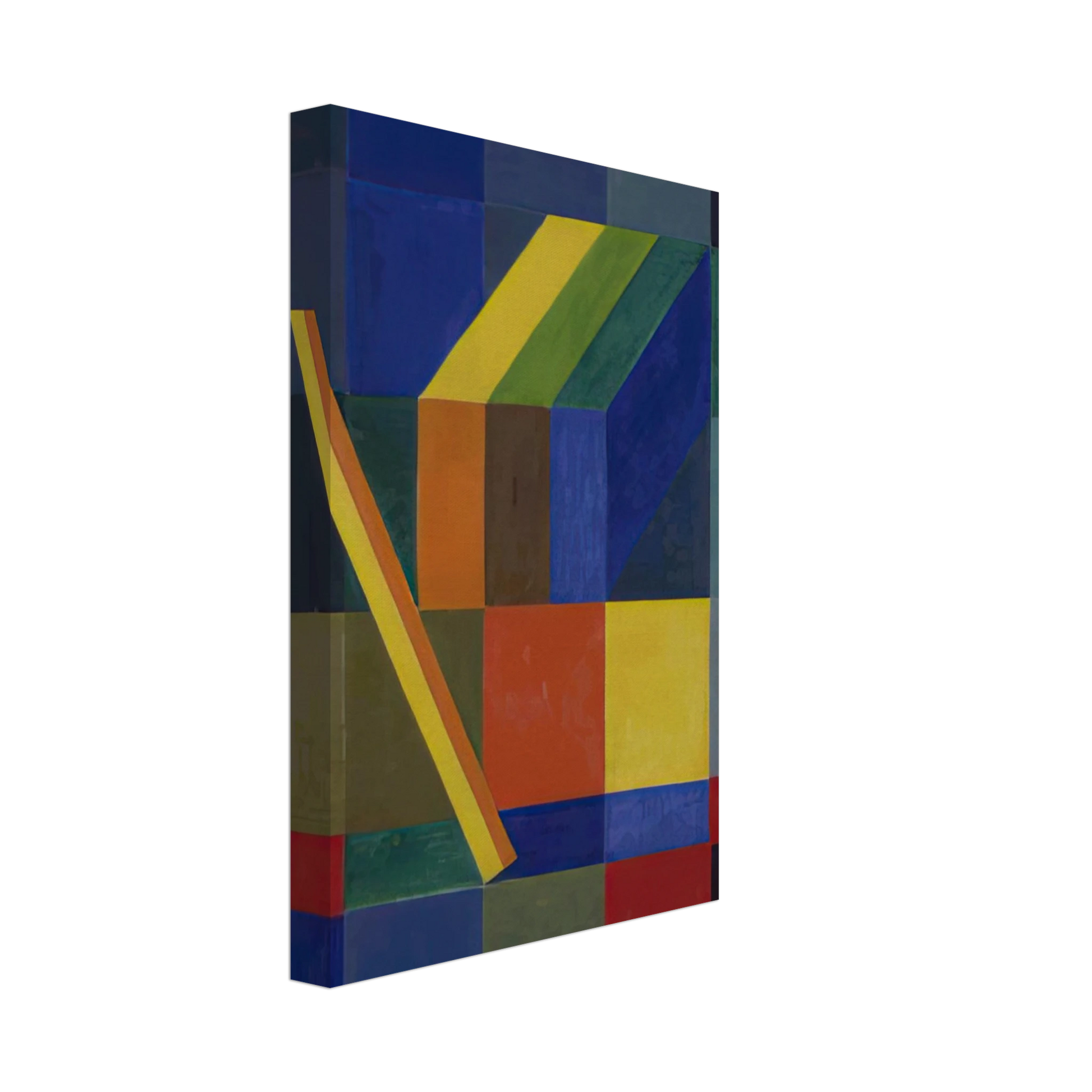 Johannes Itten - Space Composition I - 1944 Canvas - 40x60 cm / 16x24 inches-canvas
