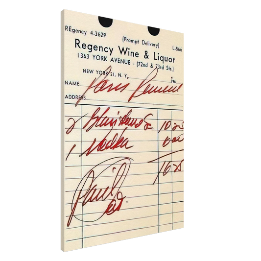 Andy Warhol - Paris Review Poster Canvas - 20x30 cm / 8x12 inches-canvas