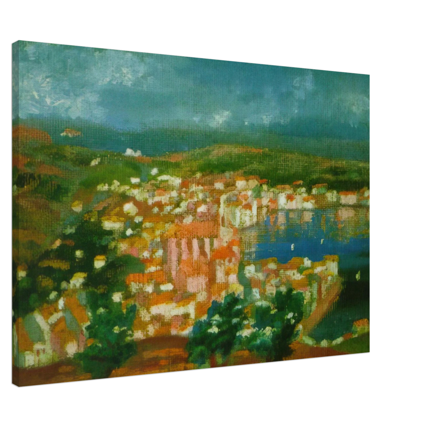 Salvador Dali - LANDSCAPE NEAR CADAQUES 1921 1 Canvas - 20x30 cm / 8x12 inches-canvas