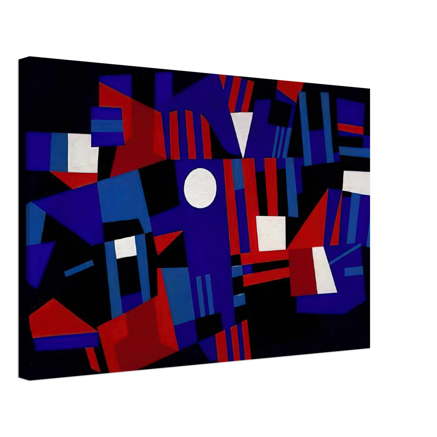 Ad Reinhardt - Red and Blue Composition - 1941 Canvas - 70x100 cm / 28x40 inches-canvas