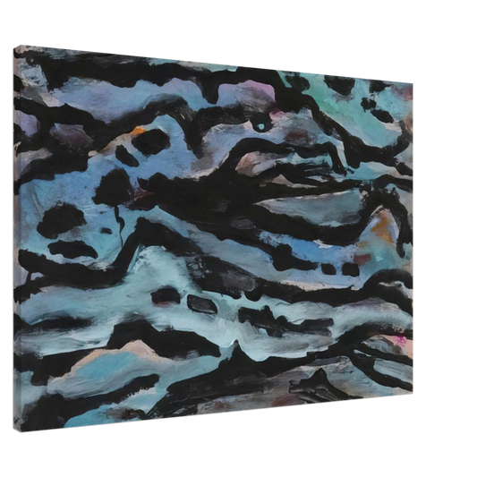 Alfred Manessier - Composition - 1959 Canvas - 20x30 cm / 8x12 inches-canvas