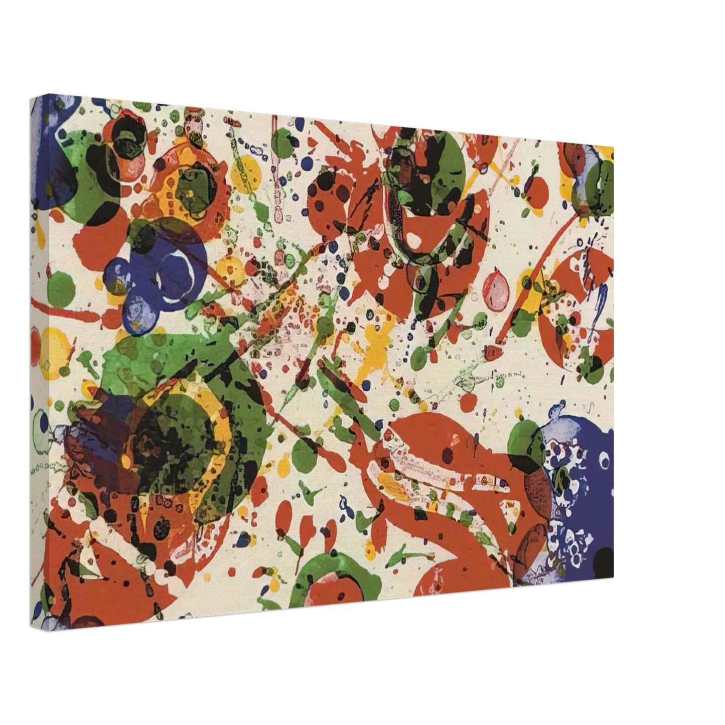 Sam Francis - Untitled  from Pasadena Box   Lembark L60  Canvas - 70x100 cm / 28x40 inches-canvas