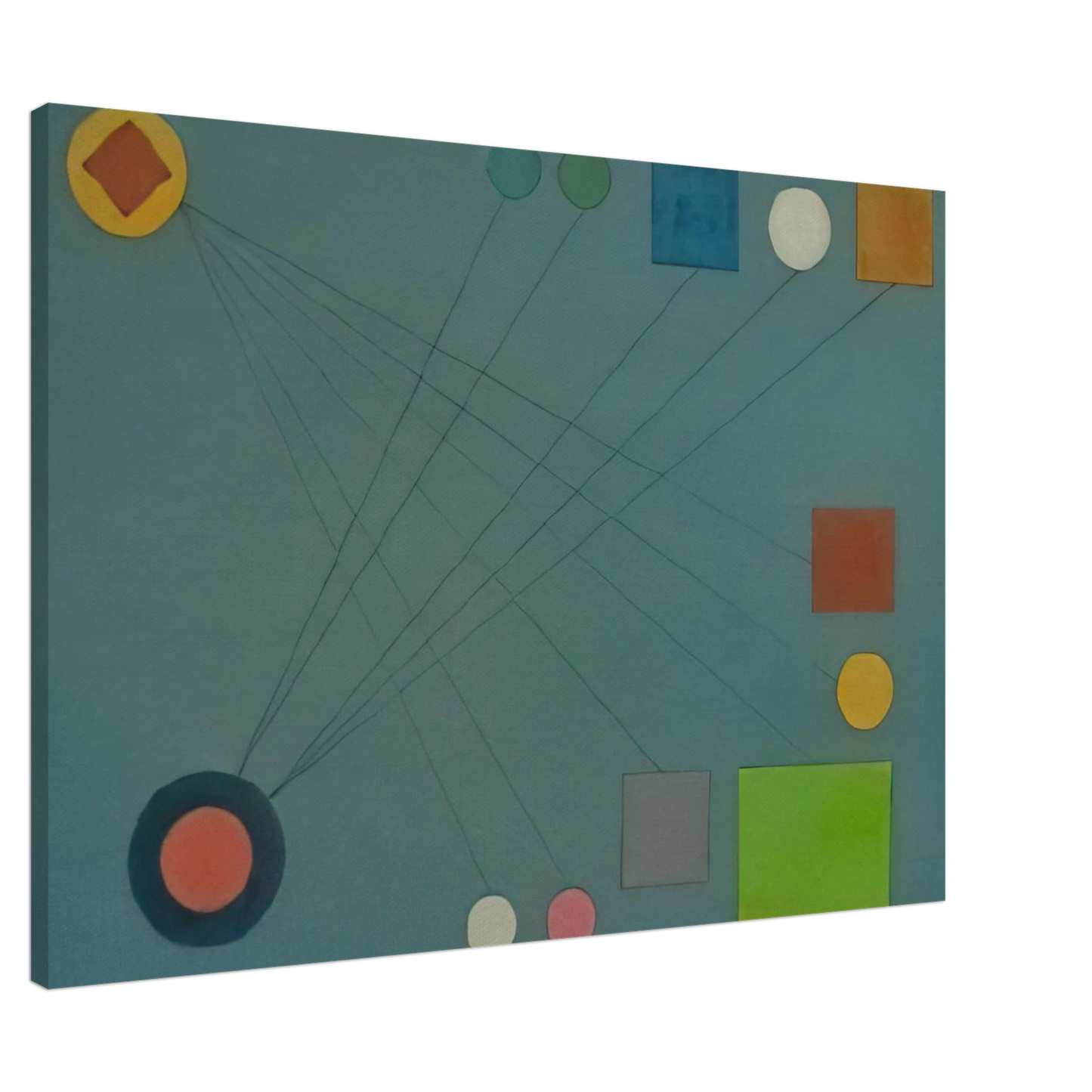 Lolo Soldevilla - De la Serie Cartas Celestes - 1956 1 Canvas - 20x30 cm / 8x12 inches-canvas