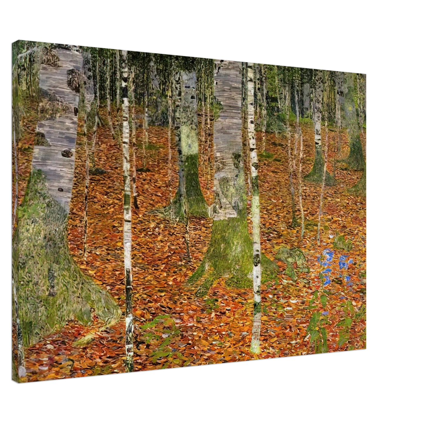 Gustav Klimt - FARMHOUSE WITH BIRCH TREES 1903 Canvas - 20x30 cm / 8x12 inches-canvas